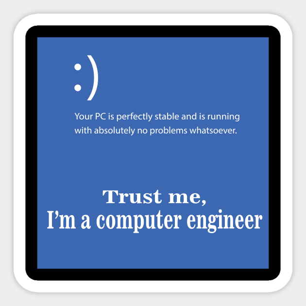 computer engineer, software engineering Sticker by PrisDesign99